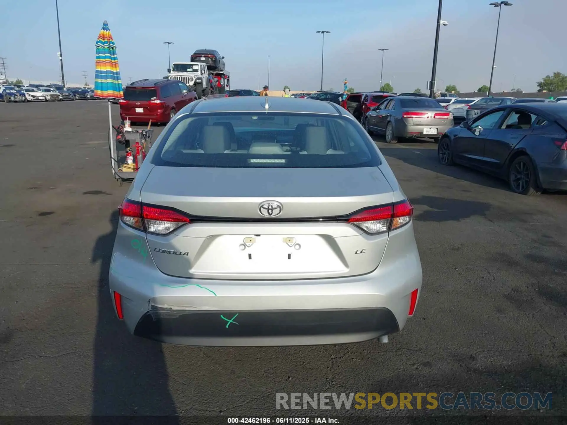 17 fotografías del automóvil dañado 5YFB4MDE1SP291238 TOYOTA COROLLA 2025