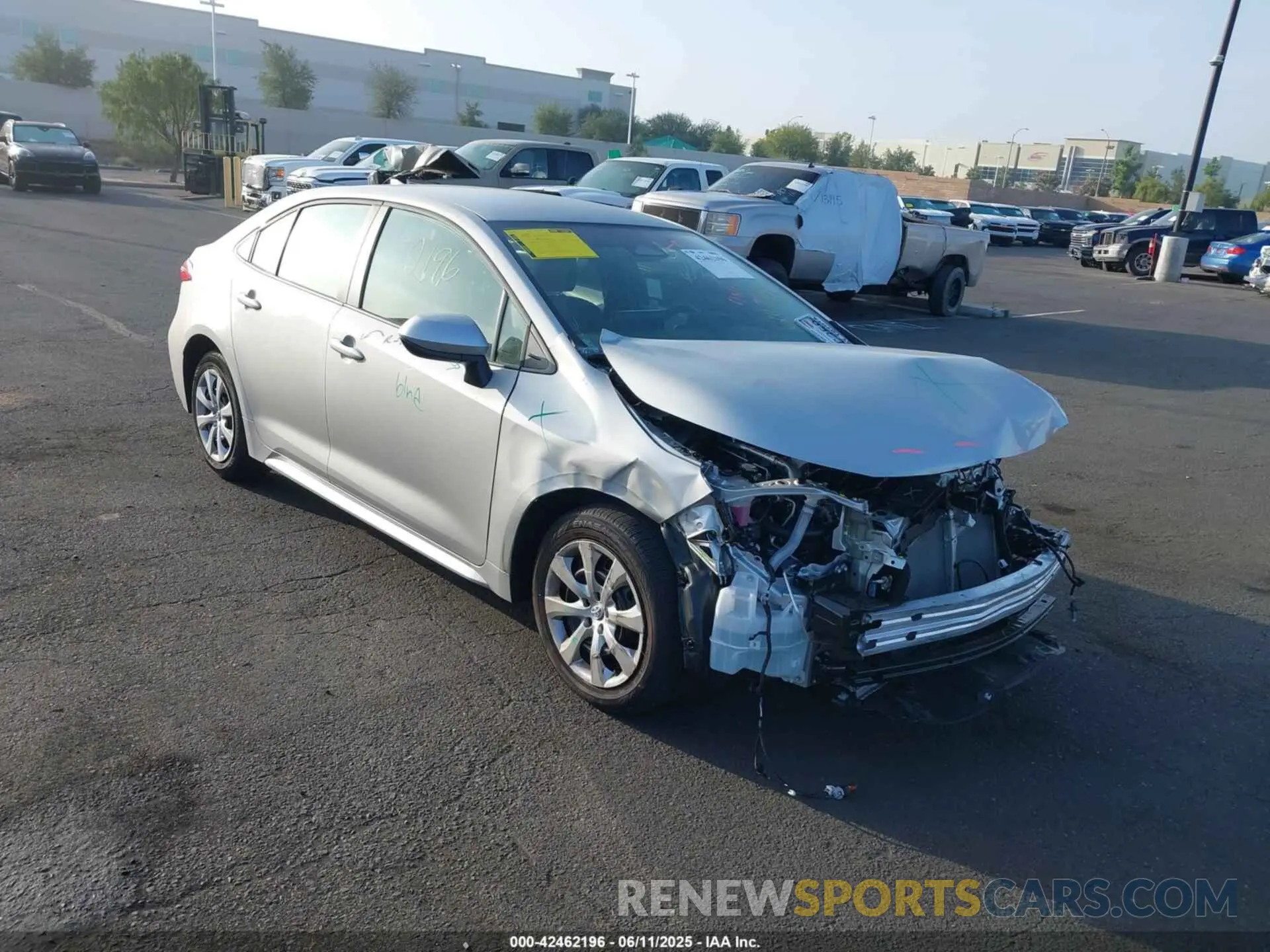 6 fotografías del automóvil dañado 5YFB4MDE1SP291238 TOYOTA COROLLA 2025