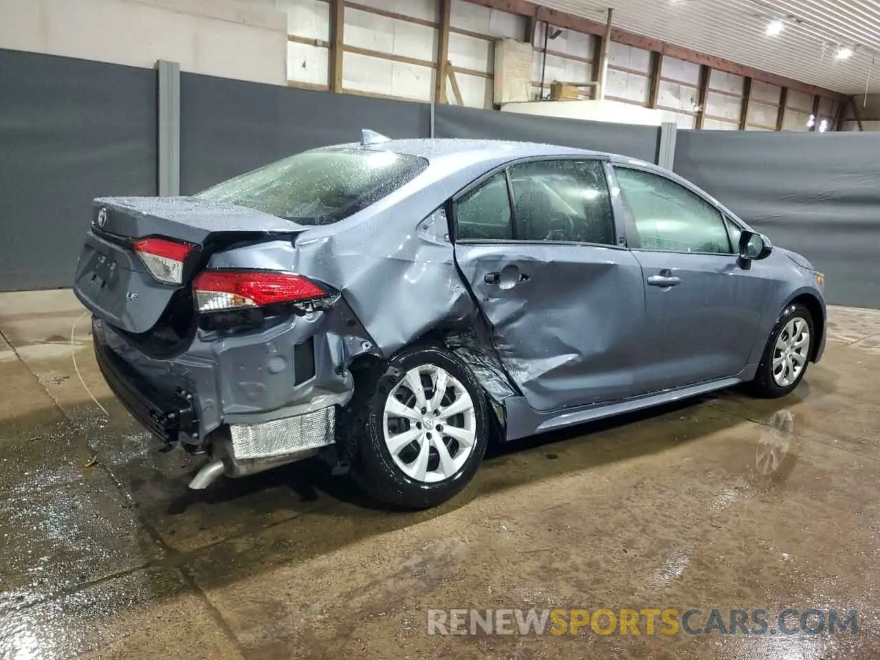 3 fotografías del automóvil dañado 5YFB4MDE1SP310905 TOYOTA COROLLA 2025