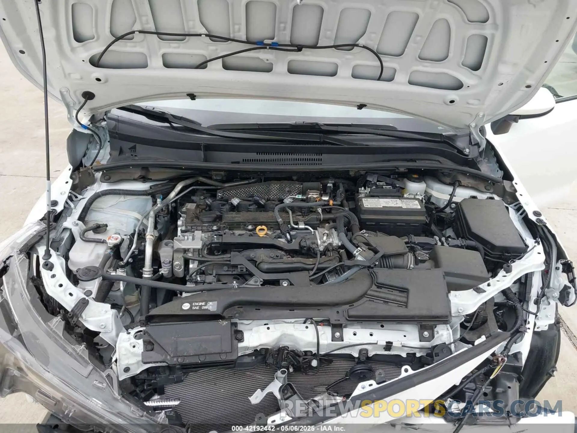 10 fotografías del automóvil dañado 5YFB4MDE2SP258667 TOYOTA COROLLA 2025