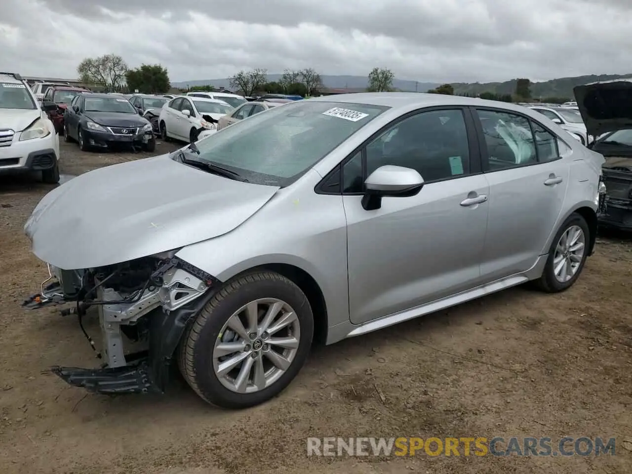 1 fotografías del automóvil dañado 5YFB4MDE2SP266977 TOYOTA COROLLA 2025