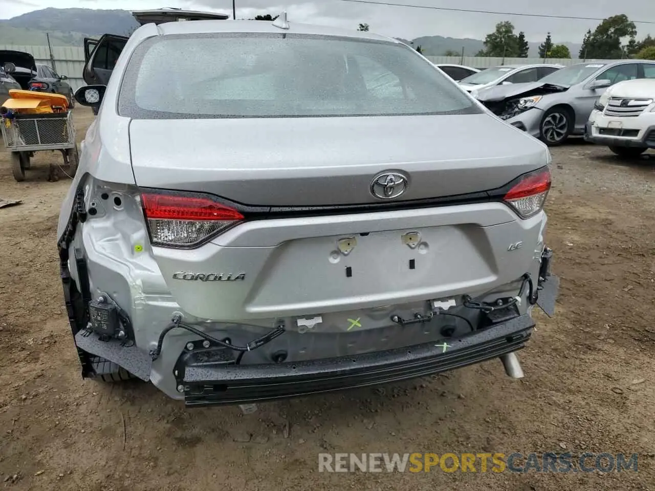 6 fotografías del automóvil dañado 5YFB4MDE2SP266977 TOYOTA COROLLA 2025