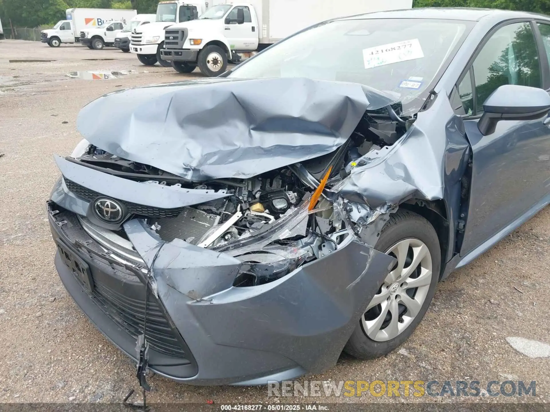 6 fotografías del automóvil dañado 5YFB4MDE2SP284881 TOYOTA COROLLA 2025