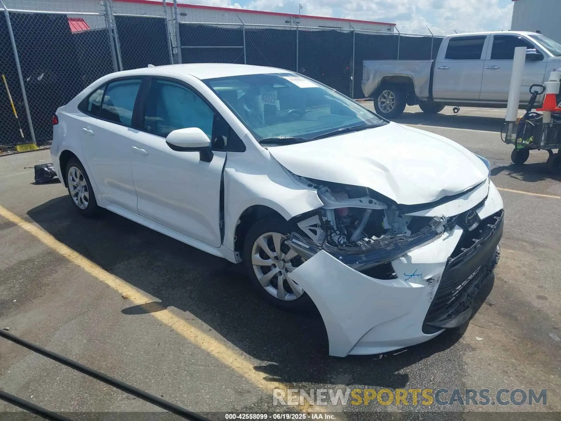 1 fotografías del automóvil dañado 5YFB4MDE2SP285206 TOYOTA COROLLA 2025