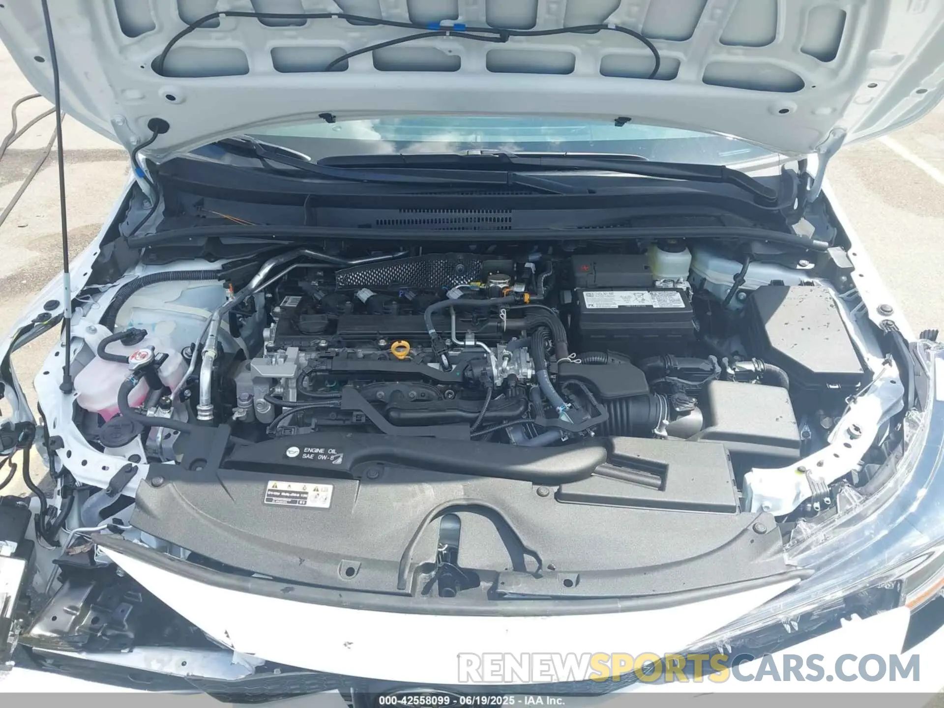 10 fotografías del automóvil dañado 5YFB4MDE2SP285206 TOYOTA COROLLA 2025