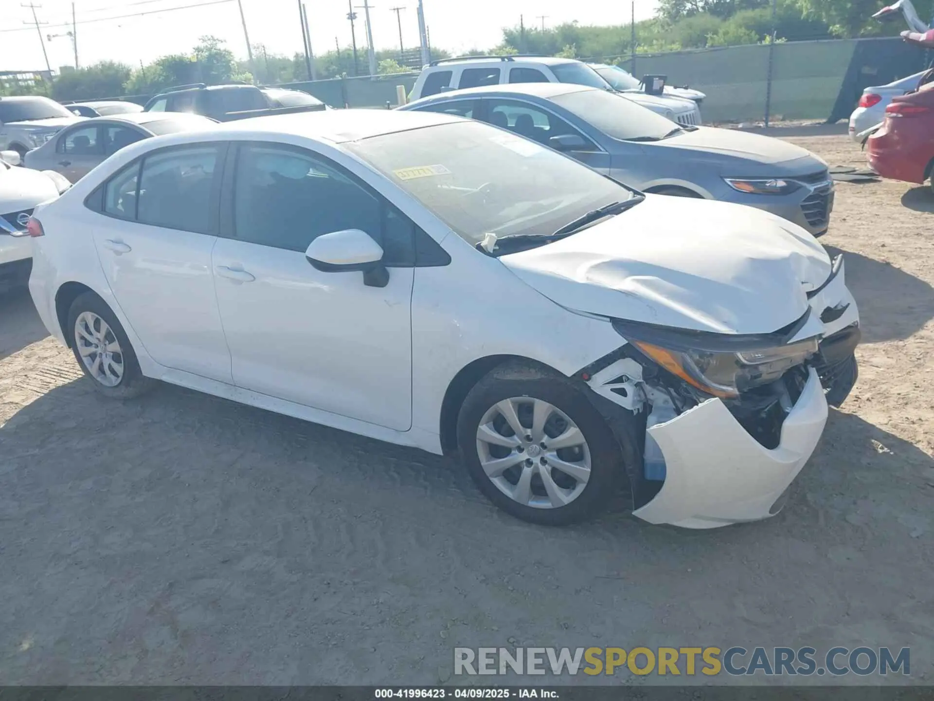 1 fotografías del automóvil dañado 5YFB4MDE3SP241277 TOYOTA COROLLA 2025
