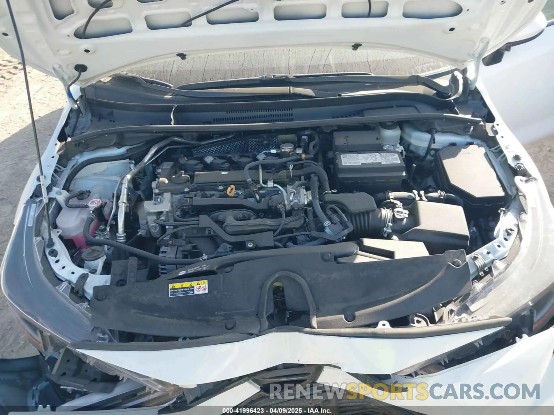 10 fotografías del automóvil dañado 5YFB4MDE3SP241277 TOYOTA COROLLA 2025