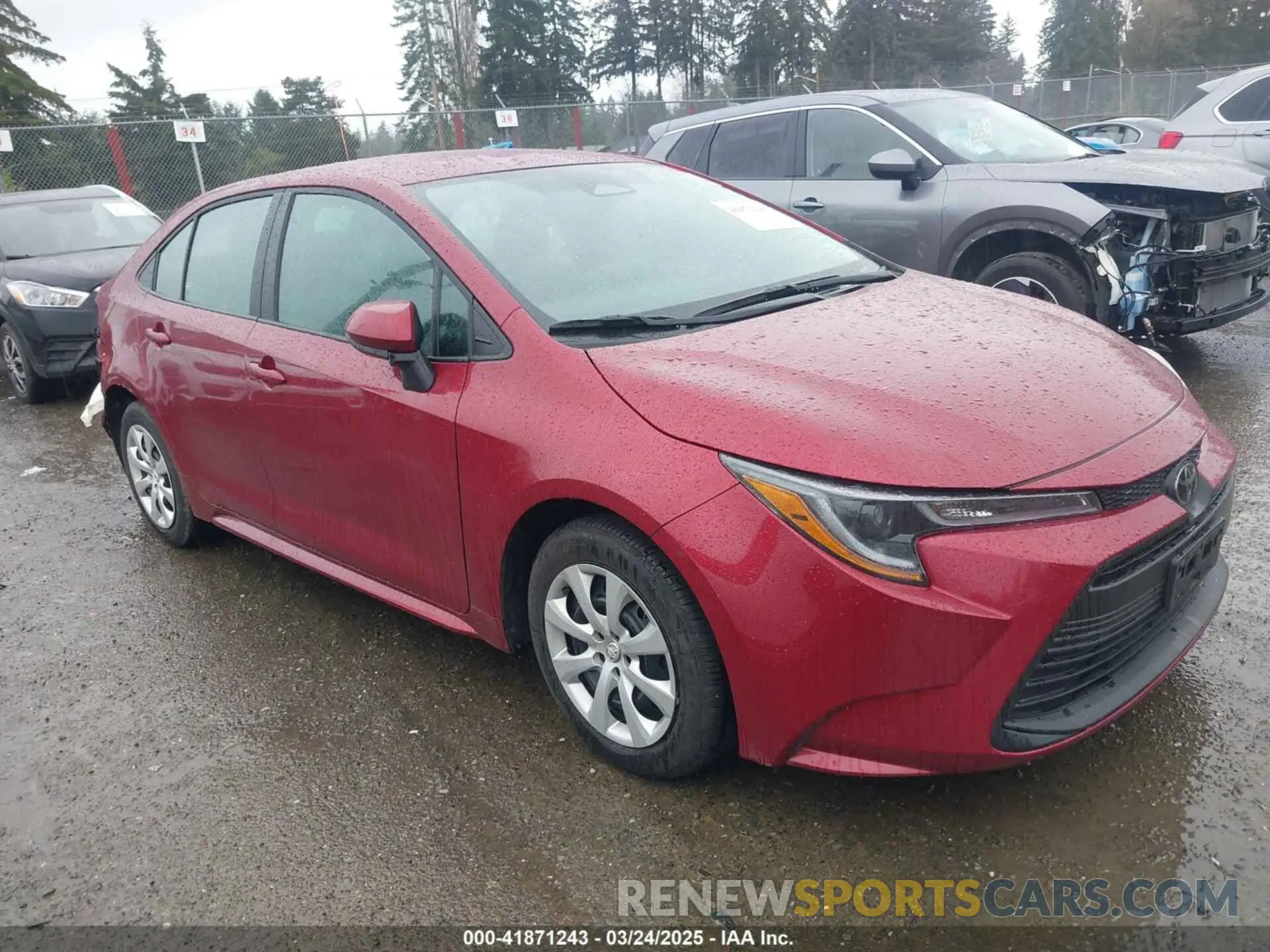 1 fotografías del automóvil dañado 5YFB4MDE3SP243420 TOYOTA COROLLA 2025