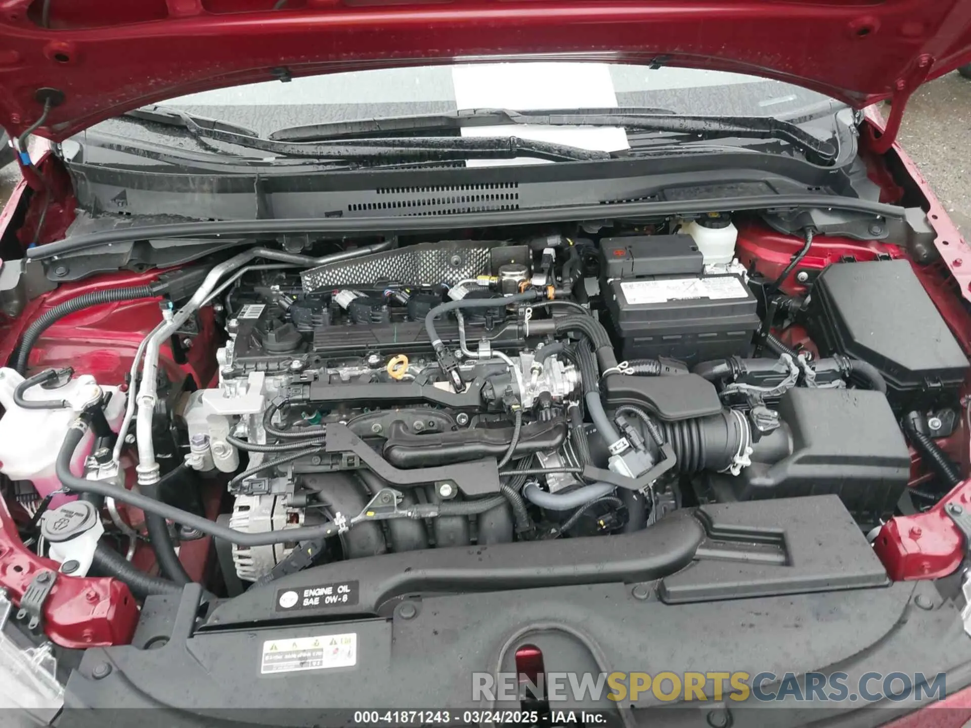 10 fotografías del automóvil dañado 5YFB4MDE3SP243420 TOYOTA COROLLA 2025