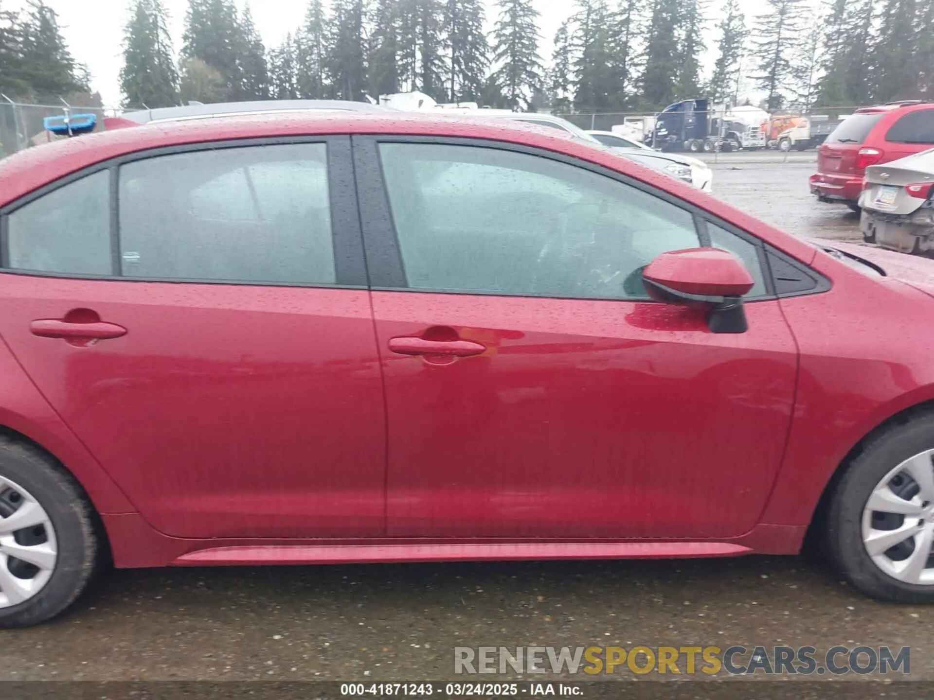 14 fotografías del automóvil dañado 5YFB4MDE3SP243420 TOYOTA COROLLA 2025