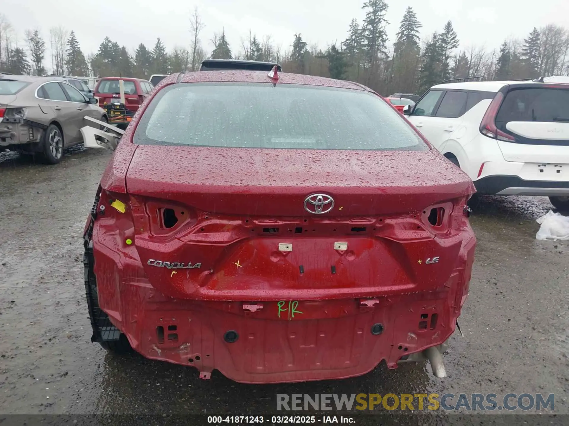 17 fotografías del automóvil dañado 5YFB4MDE3SP243420 TOYOTA COROLLA 2025
