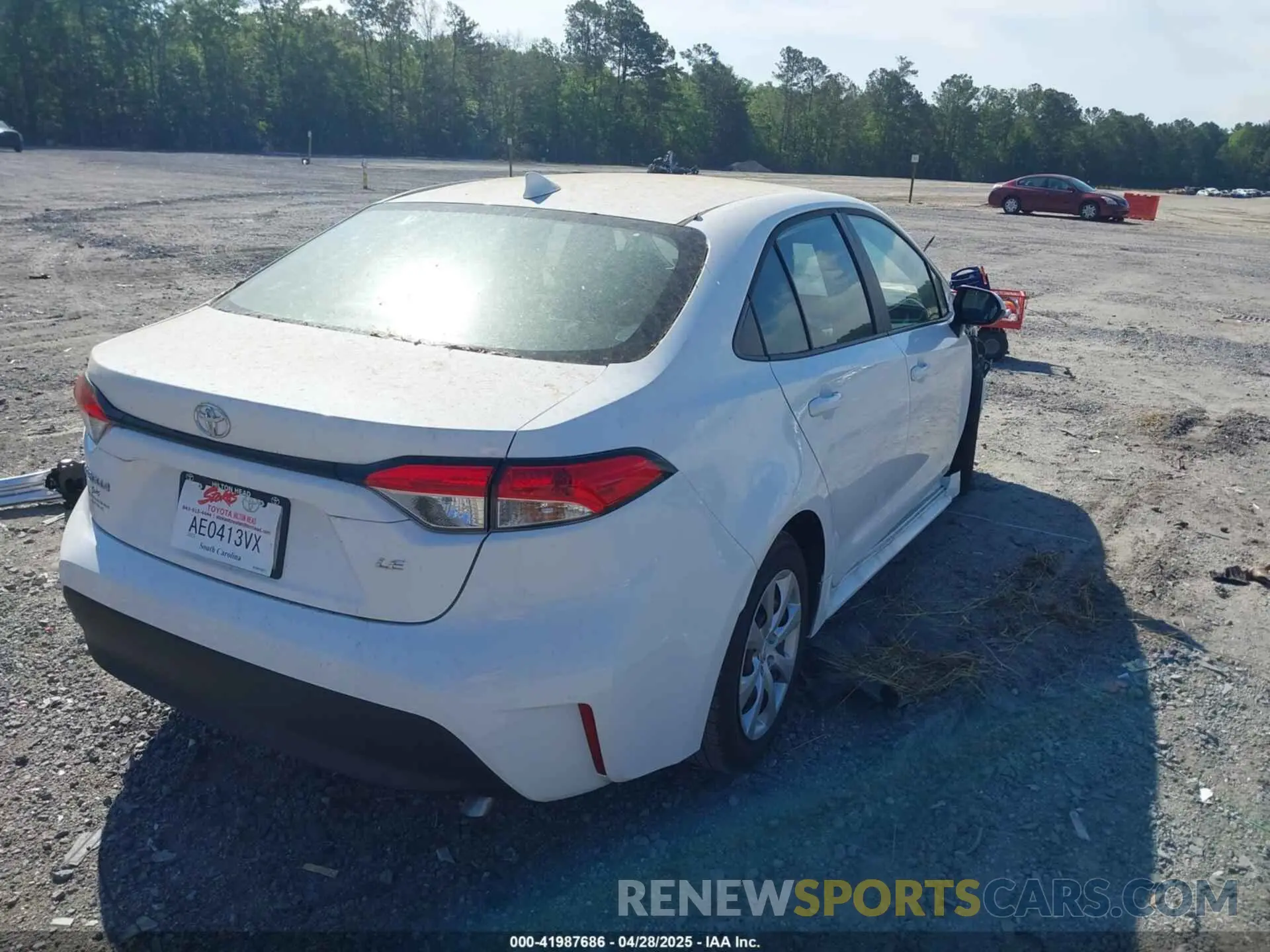 4 fotografías del automóvil dañado 5YFB4MDE3SP273131 TOYOTA COROLLA 2025