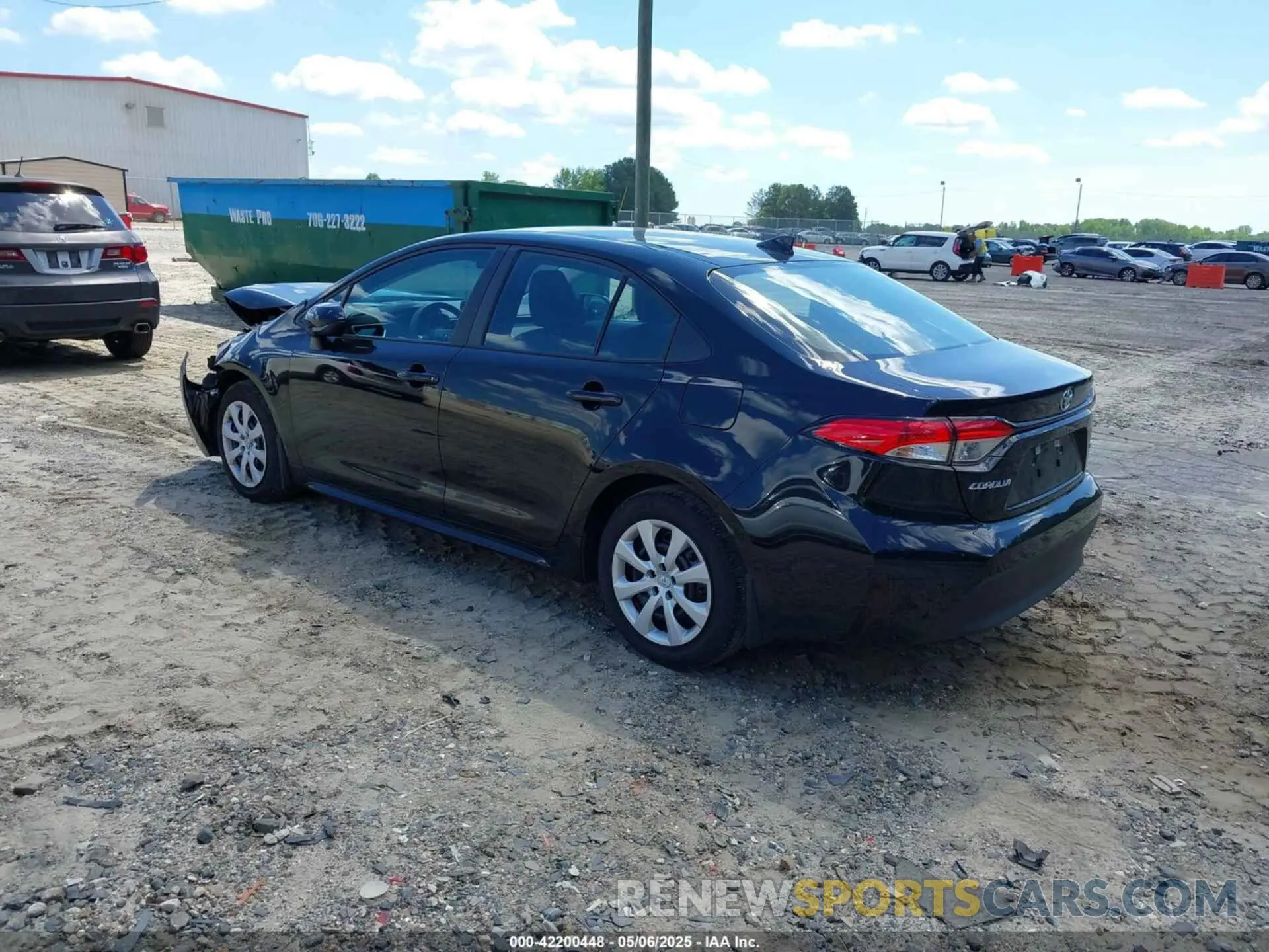 3 fotografías del automóvil dañado 5YFB4MDE3SP280662 TOYOTA COROLLA 2025