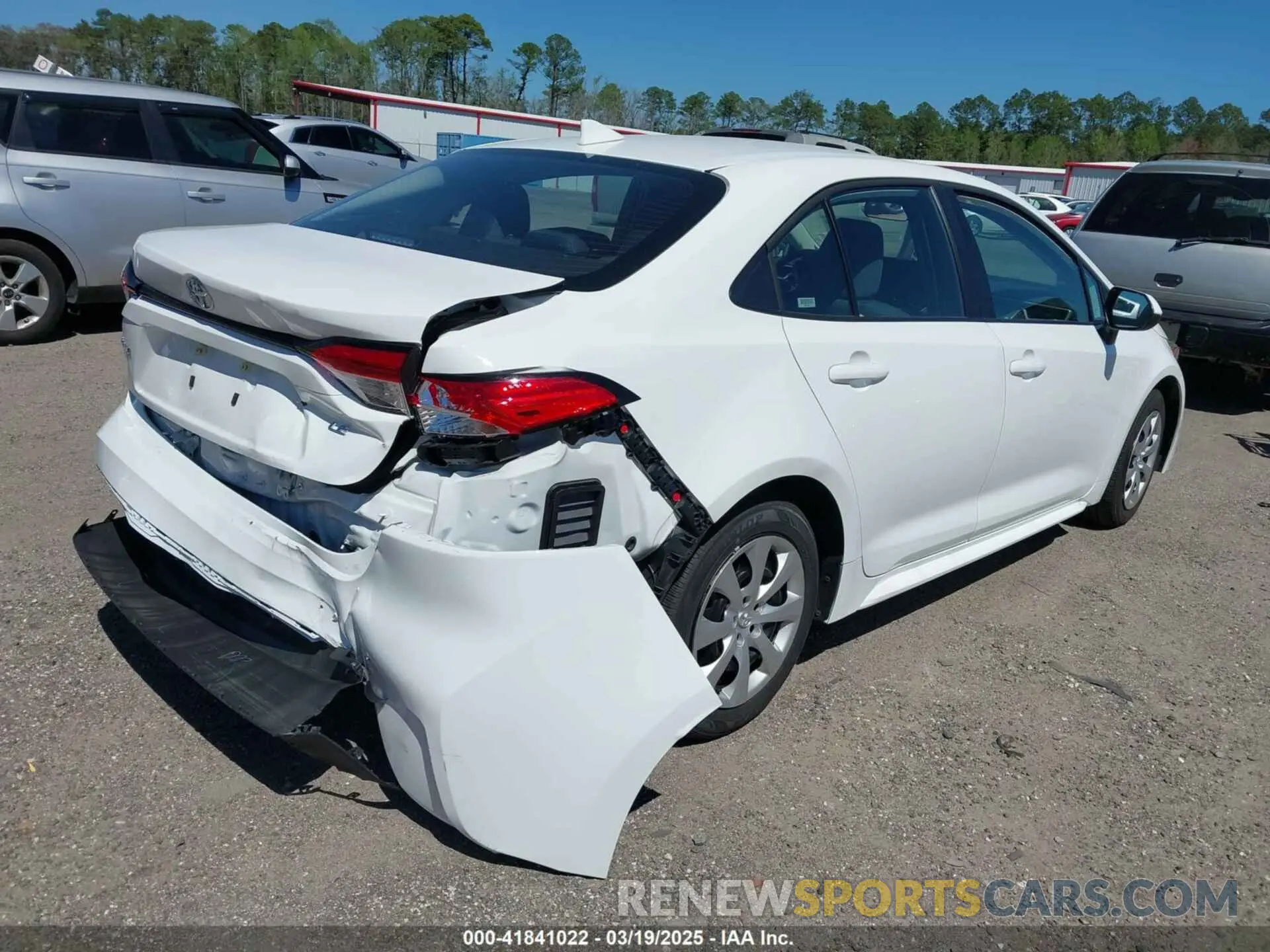 4 fotografías del automóvil dañado 5YFB4MDE4SP231292 TOYOTA COROLLA 2025