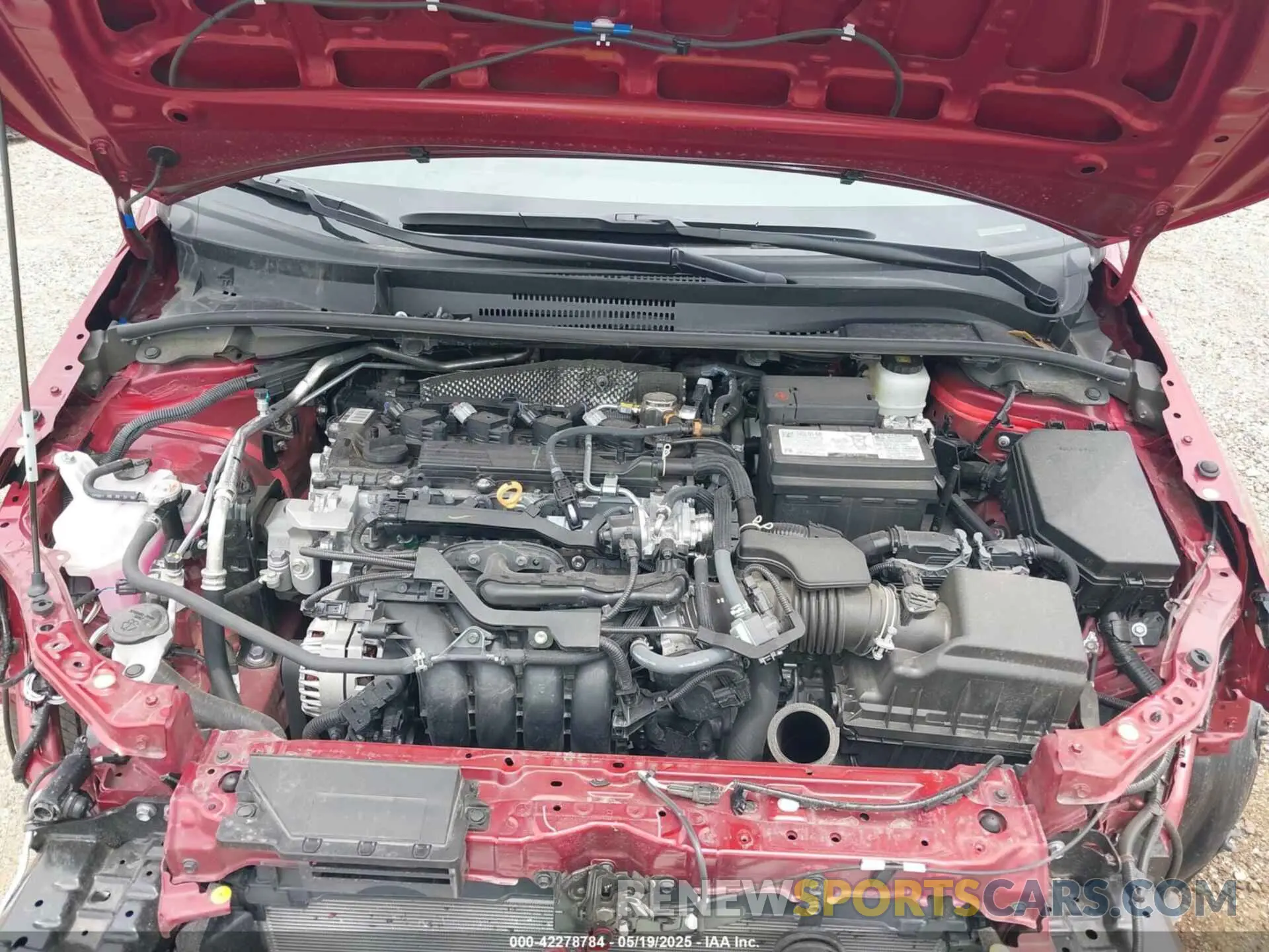 10 fotografías del automóvil dañado 5YFB4MDE4SP250862 TOYOTA COROLLA 2025