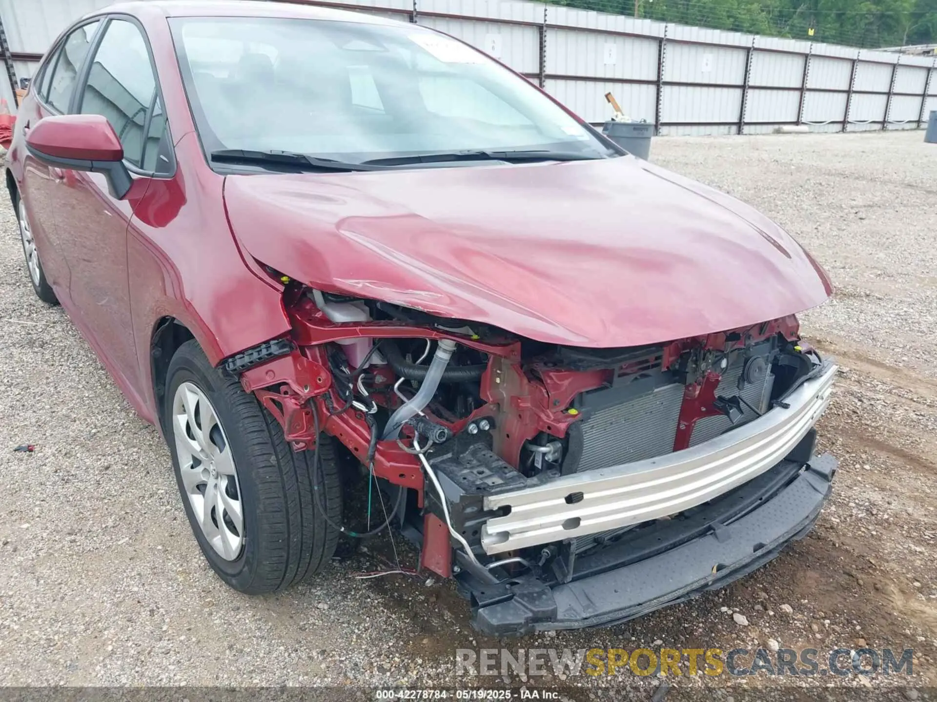 18 fotografías del automóvil dañado 5YFB4MDE4SP250862 TOYOTA COROLLA 2025