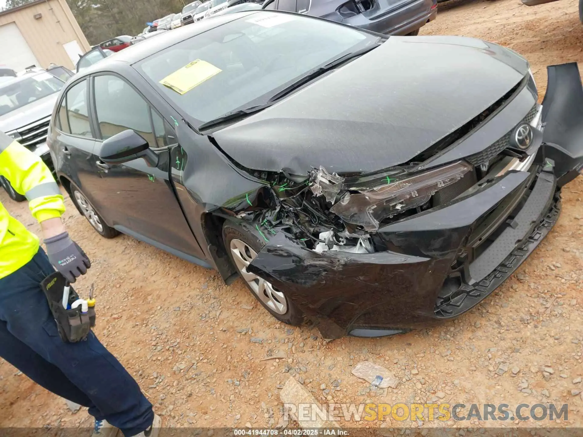 1 fotografías del automóvil dañado 5YFB4MDE4SP254152 TOYOTA COROLLA 2025