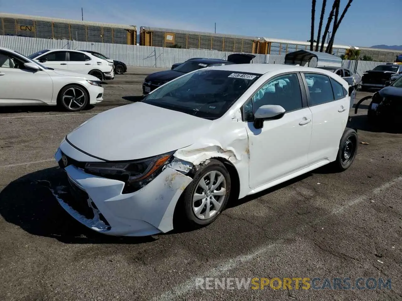 1 fotografías del automóvil dañado 5YFB4MDE4SP254944 TOYOTA COROLLA 2025