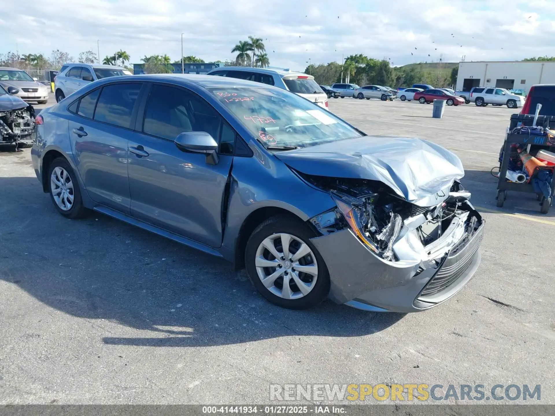 1 fotografías del automóvil dañado 5YFB4MDE6SP234727 TOYOTA COROLLA 2025