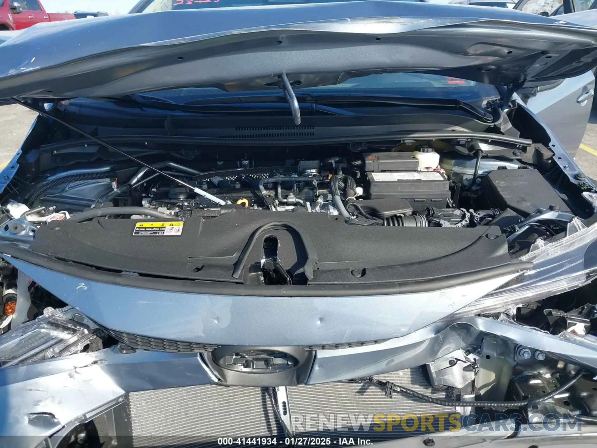 10 fotografías del automóvil dañado 5YFB4MDE6SP234727 TOYOTA COROLLA 2025