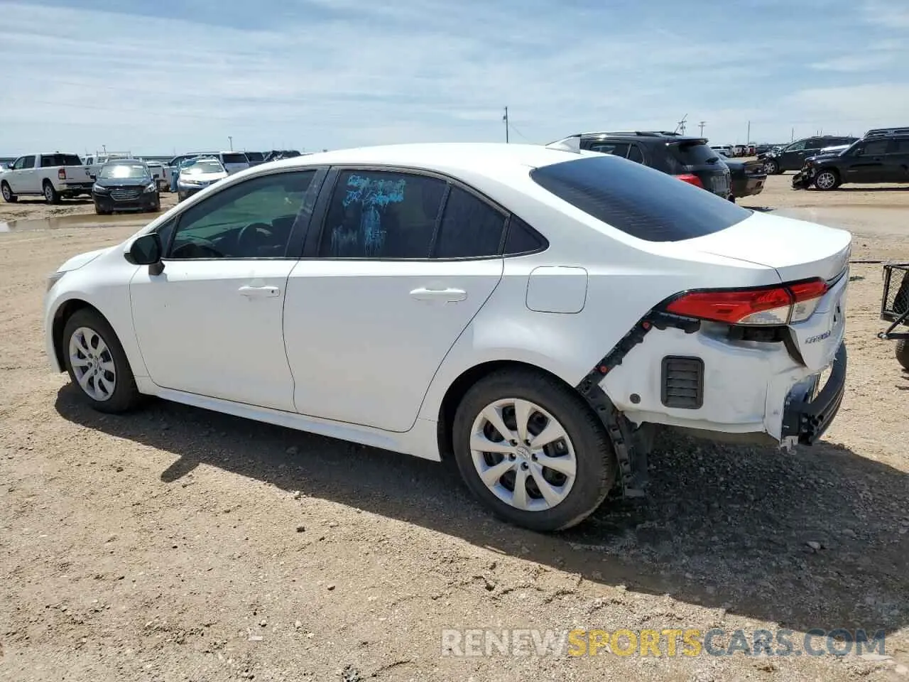 2 fotografías del automóvil dañado 5YFB4MDE6SP234971 TOYOTA COROLLA 2025