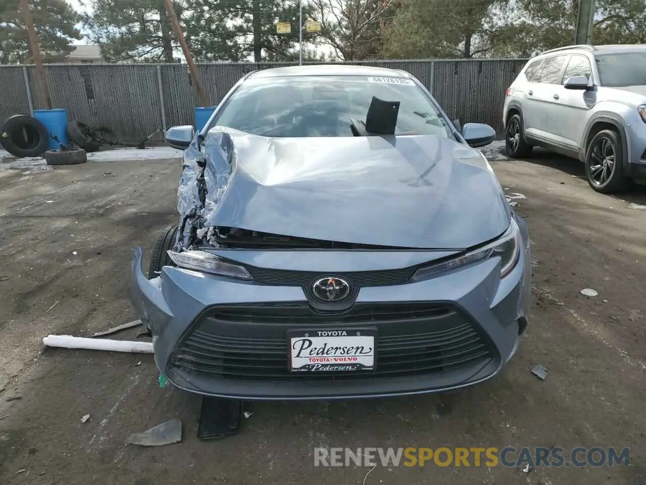 5 fotografías del automóvil dañado 5YFB4MDE6SP247445 TOYOTA COROLLA 2025
