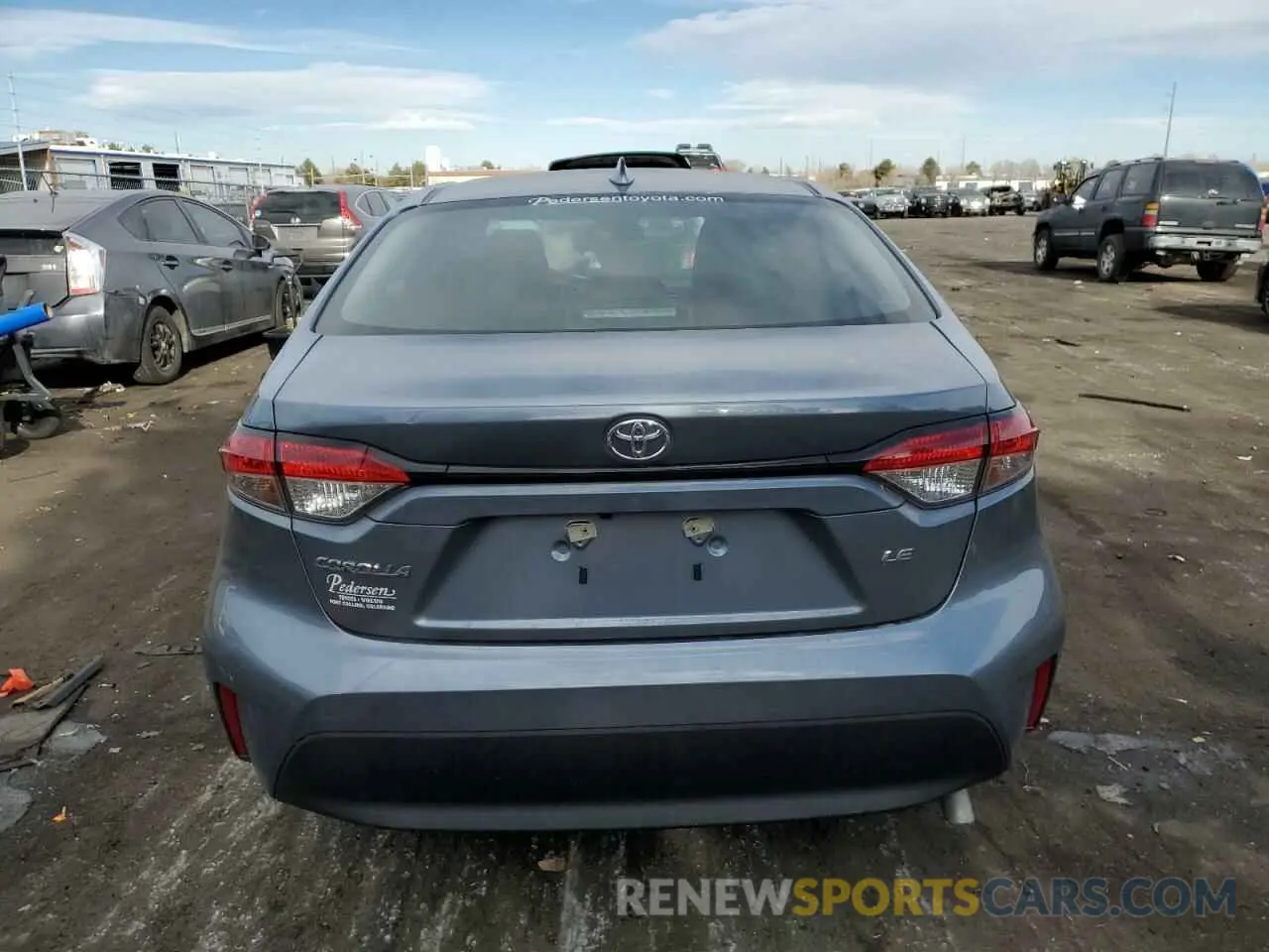 6 fotografías del automóvil dañado 5YFB4MDE6SP247445 TOYOTA COROLLA 2025