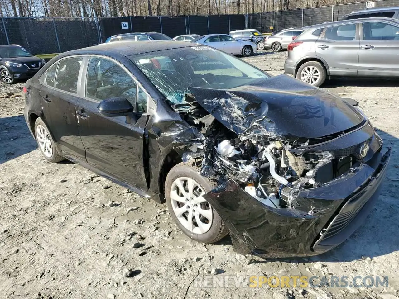 4 fotografías del automóvil dañado 5YFB4MDE6SP248207 TOYOTA COROLLA 2025