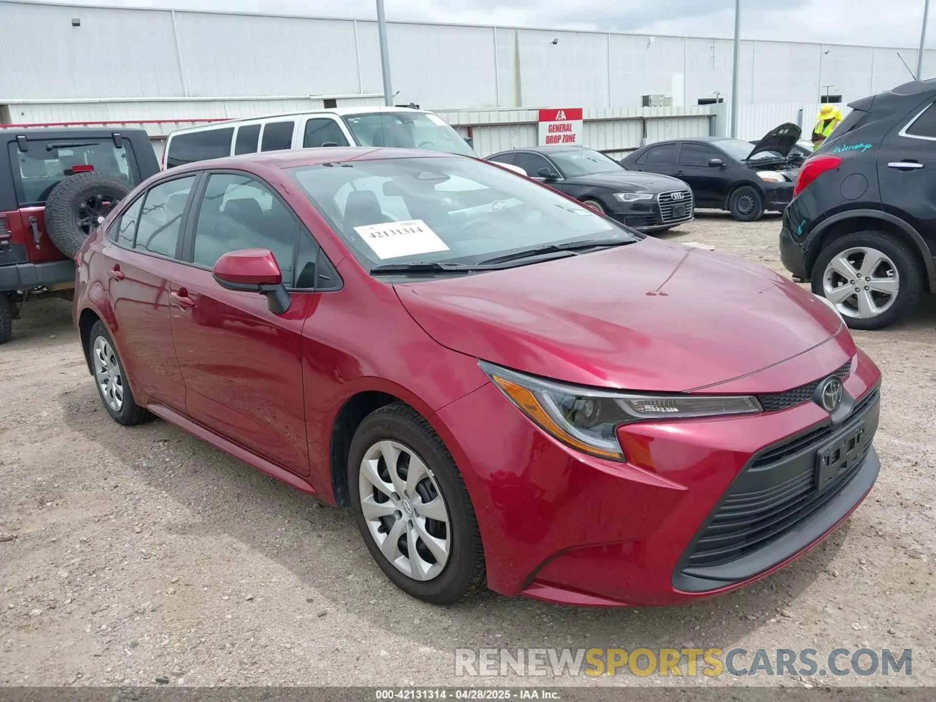 1 fotografías del automóvil dañado 5YFB4MDE6SP256565 TOYOTA COROLLA 2025