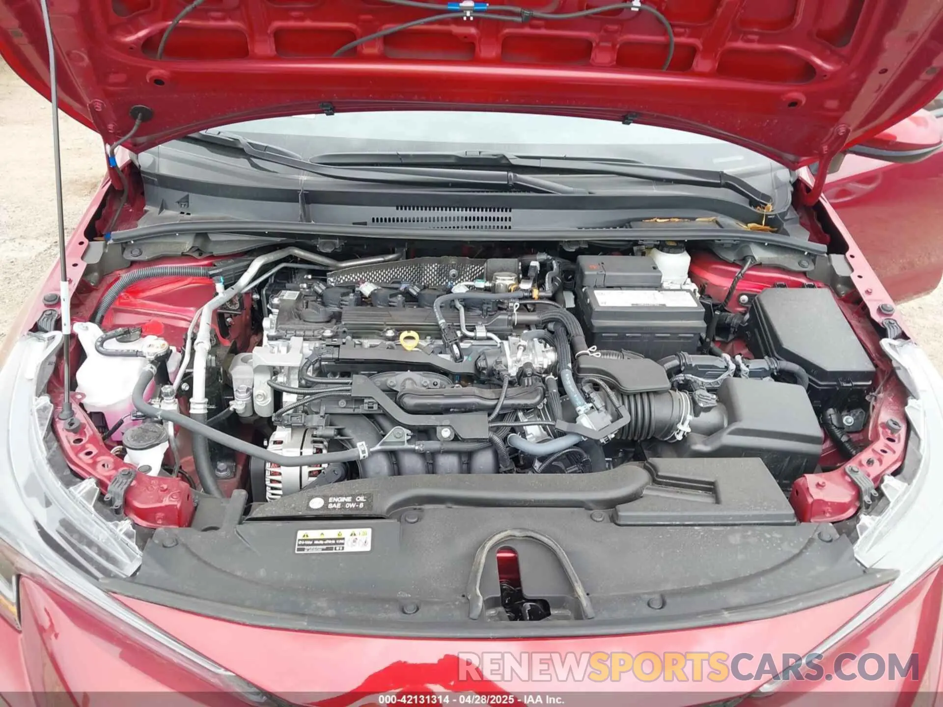 10 fotografías del automóvil dañado 5YFB4MDE6SP256565 TOYOTA COROLLA 2025