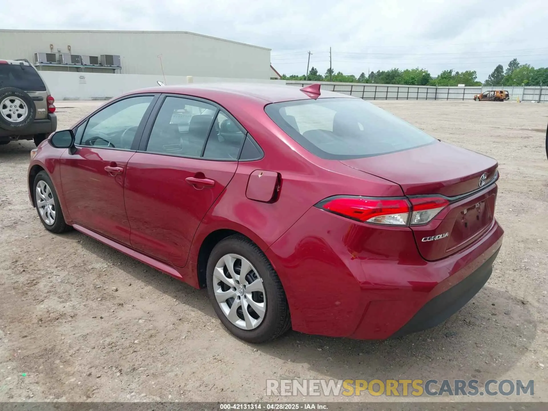 3 fotografías del automóvil dañado 5YFB4MDE6SP256565 TOYOTA COROLLA 2025