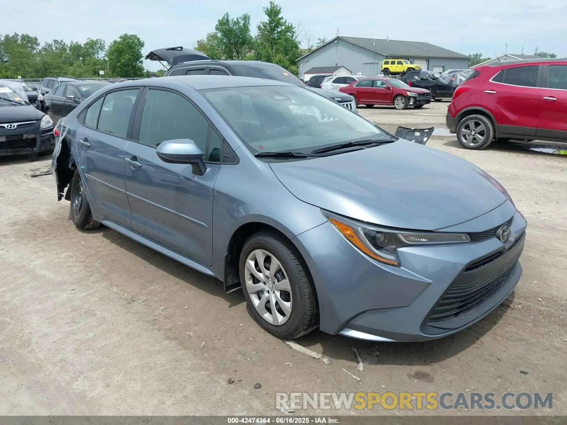 1 fotografías del automóvil dañado 5YFB4MDE6SP290649 TOYOTA COROLLA 2025