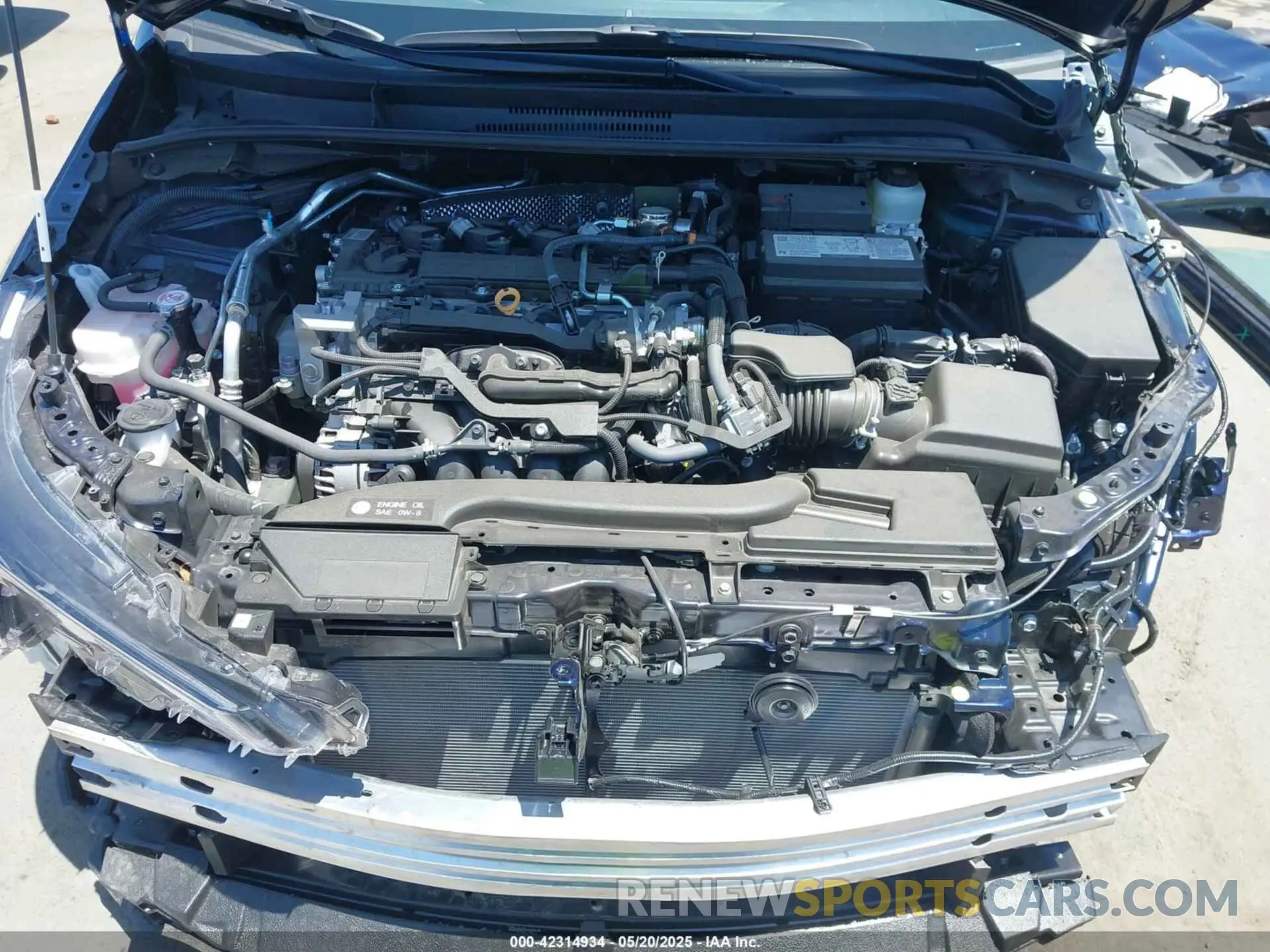 10 fotografías del automóvil dañado 5YFB4MDE7SP240827 TOYOTA COROLLA 2025