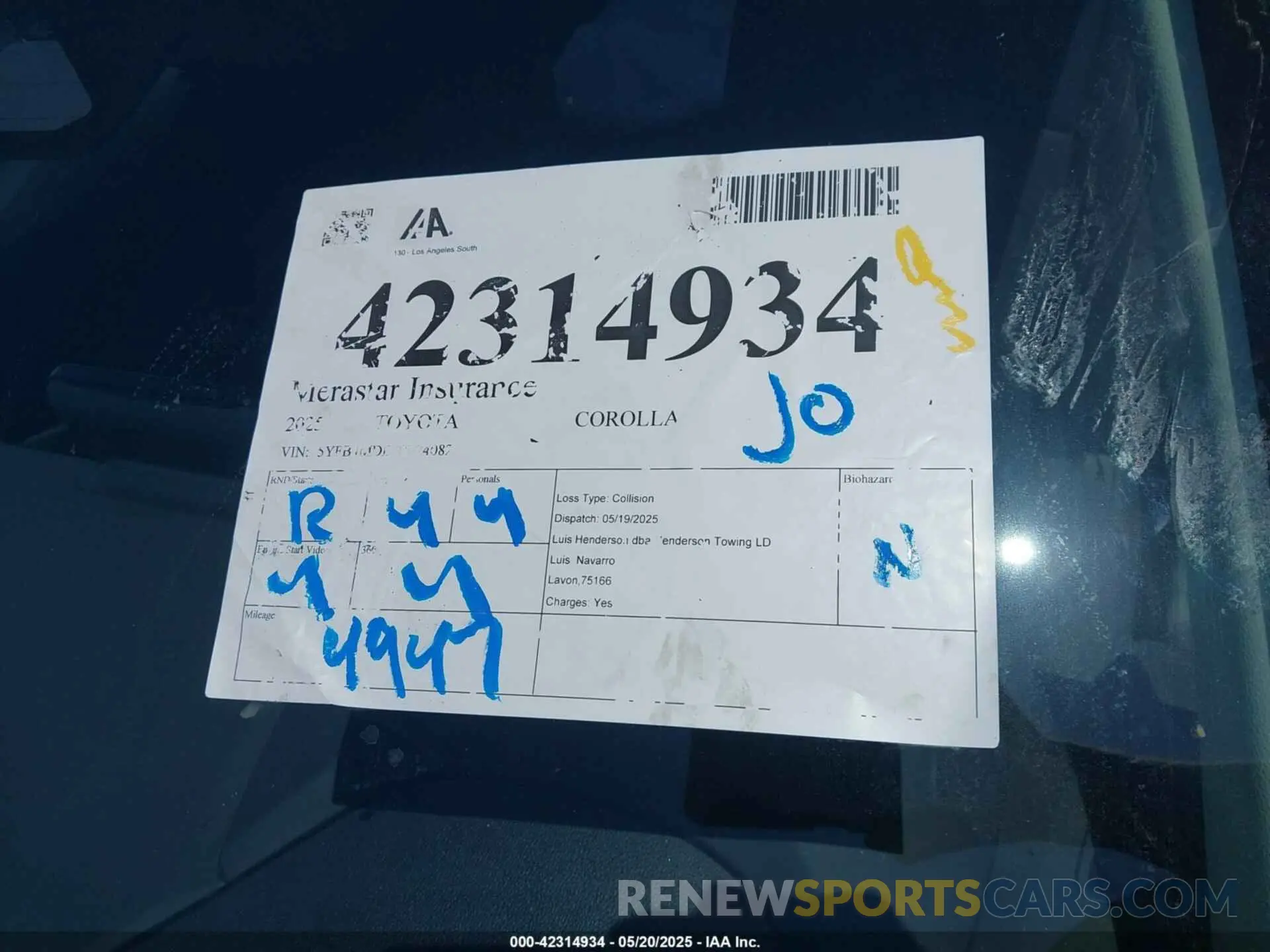 21 fotografías del automóvil dañado 5YFB4MDE7SP240827 TOYOTA COROLLA 2025