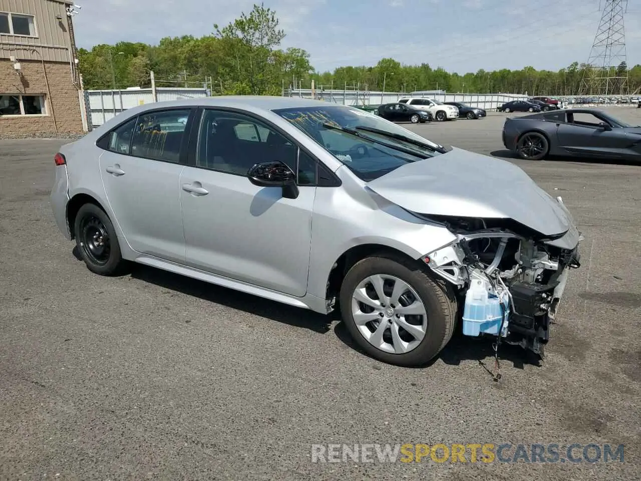 4 fotografías del automóvil dañado 5YFB4MDE7SP253741 TOYOTA COROLLA 2025