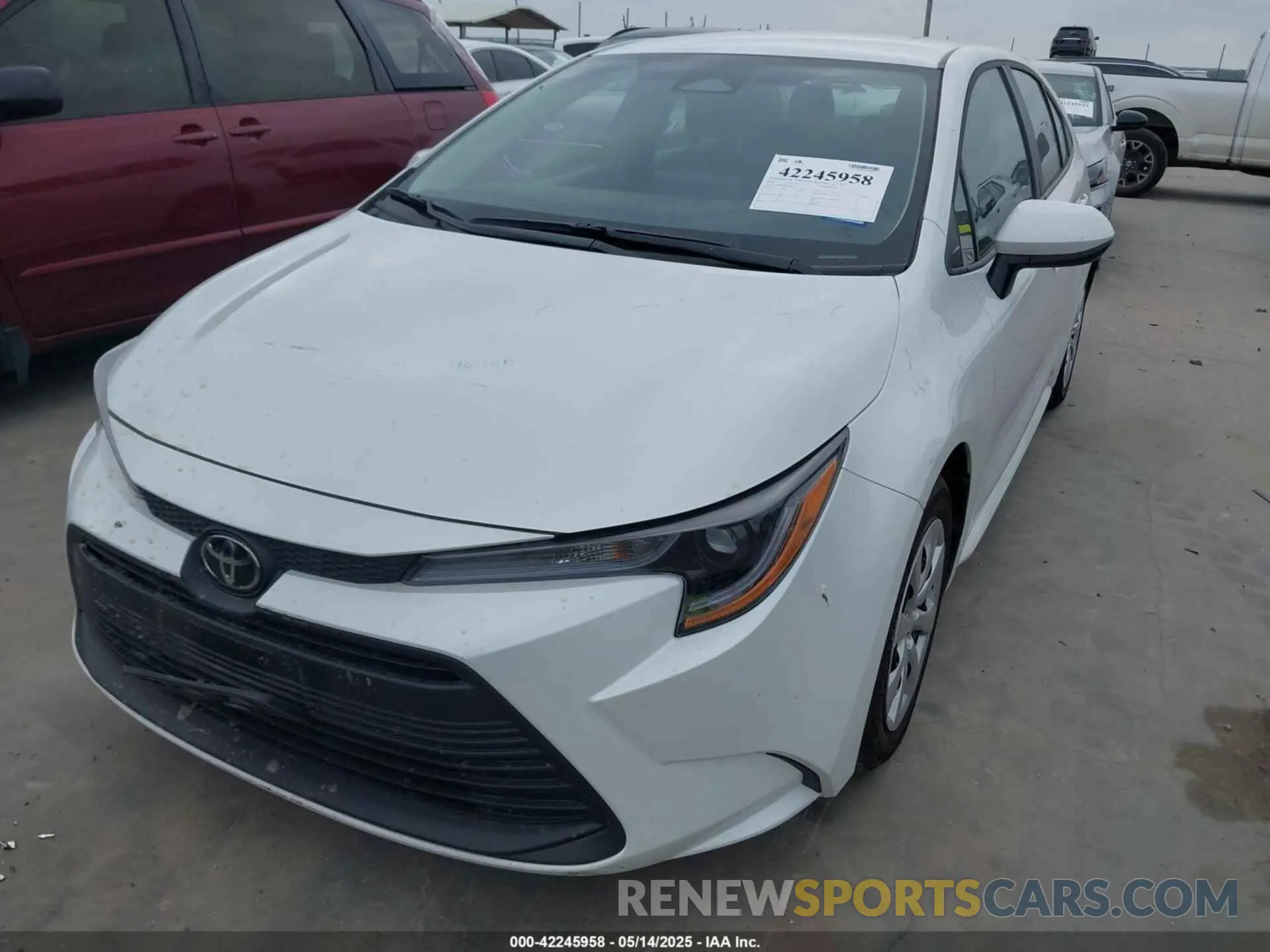 6 fotografías del automóvil dañado 5YFB4MDE7SP271155 TOYOTA COROLLA 2025