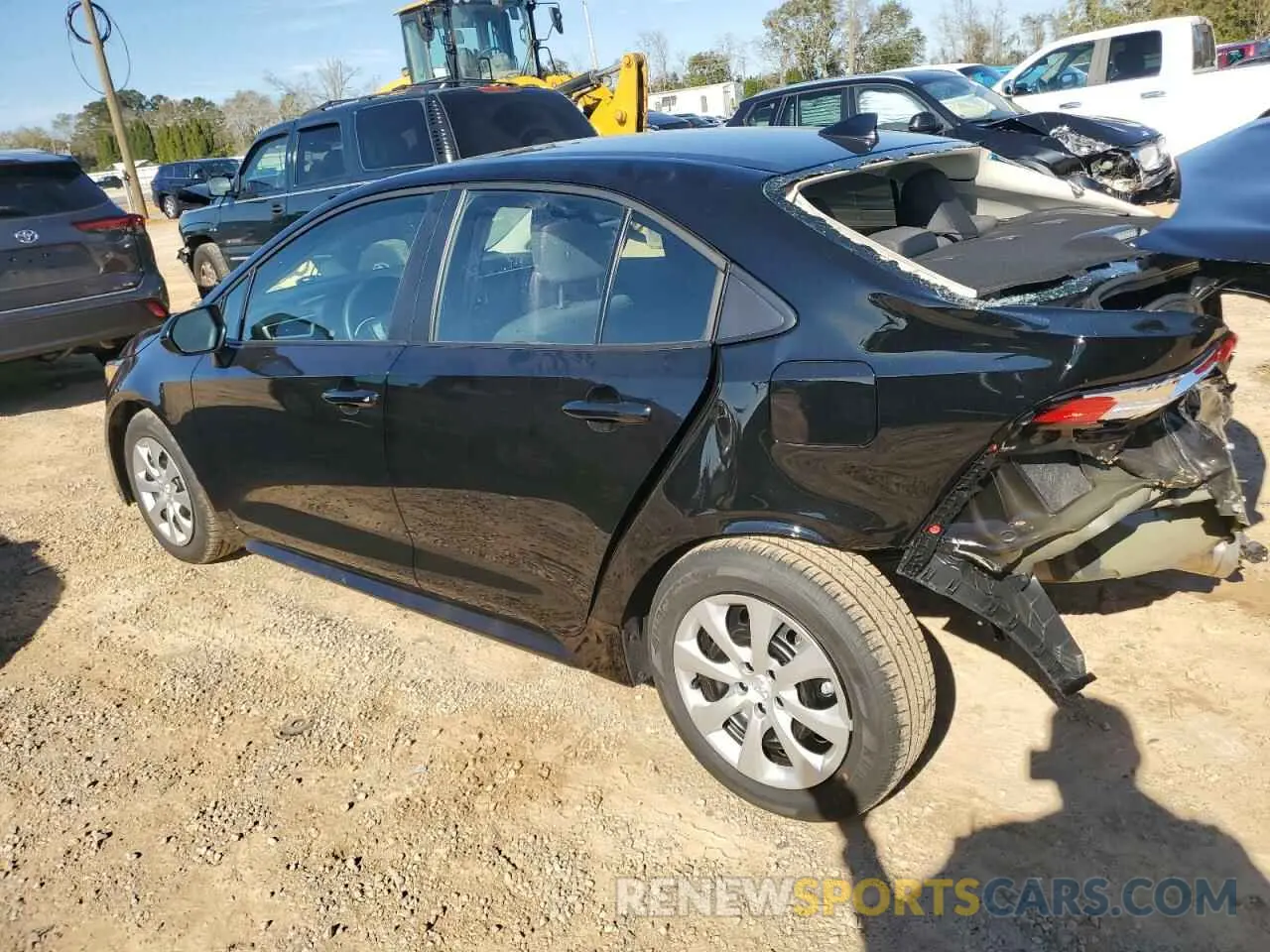 2 fotografías del automóvil dañado 5YFB4MDE8SP232770 TOYOTA COROLLA 2025