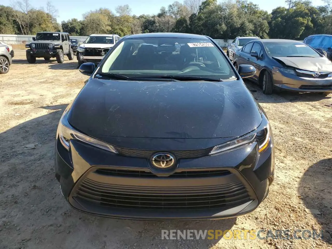 5 fotografías del automóvil dañado 5YFB4MDE8SP232770 TOYOTA COROLLA 2025