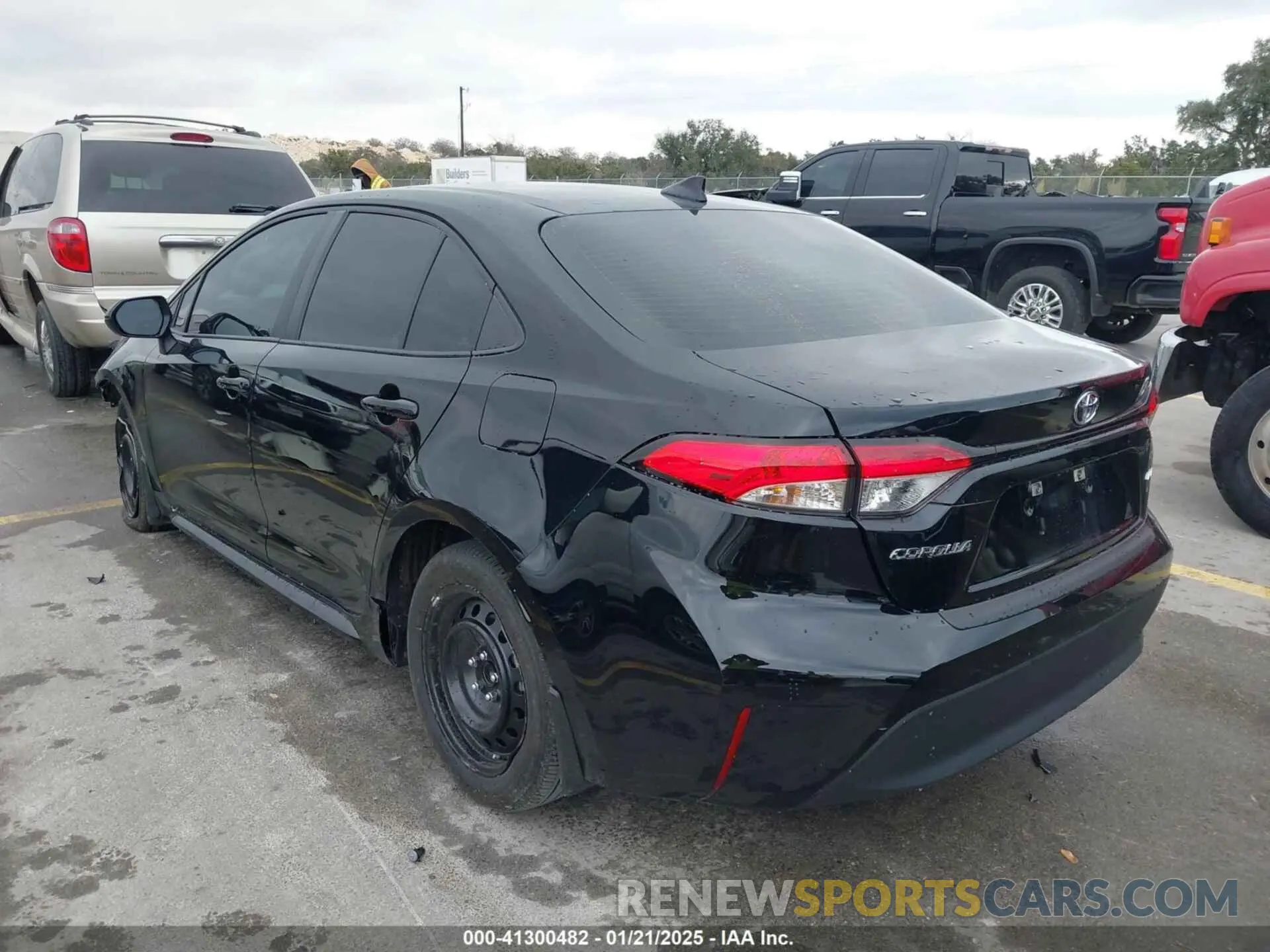 3 fotografías del automóvil dañado 5YFB4MDE8SP240870 TOYOTA COROLLA 2025