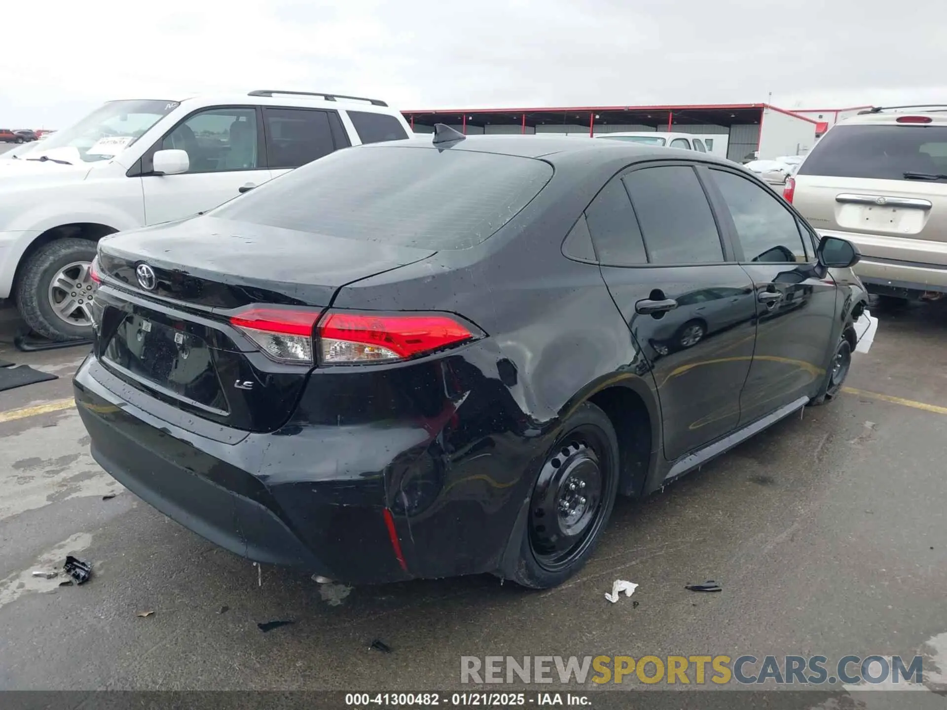 4 fotografías del automóvil dañado 5YFB4MDE8SP240870 TOYOTA COROLLA 2025