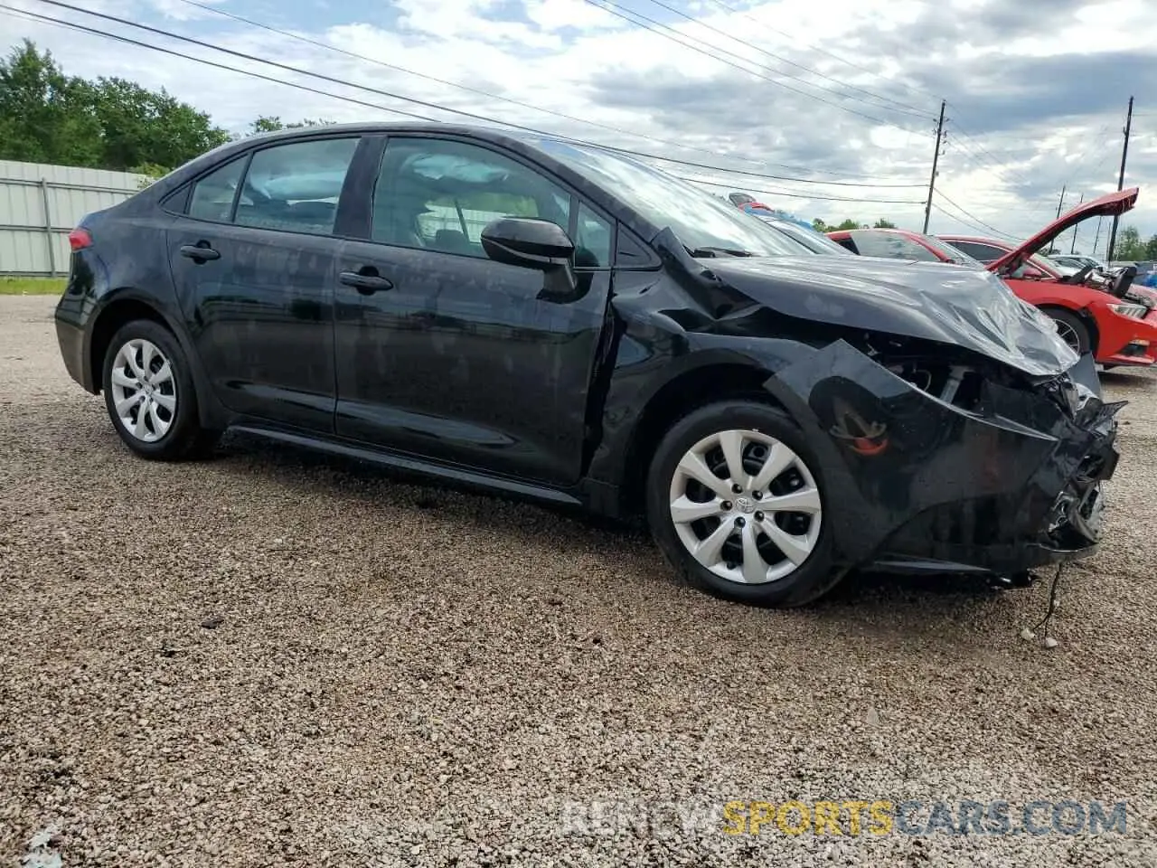 4 fotografías del automóvil dañado 5YFB4MDE8SP247995 TOYOTA COROLLA 2025