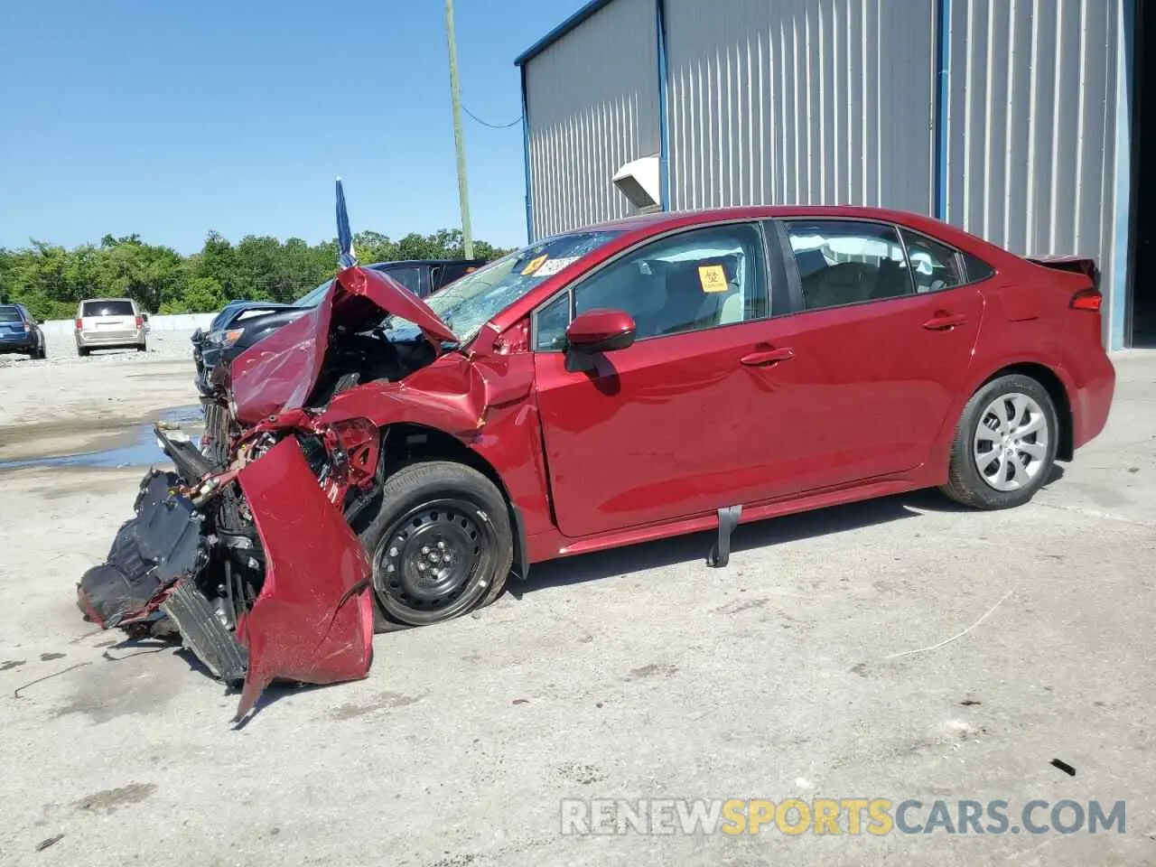 1 fotografías del automóvil dañado 5YFB4MDE8SP265087 TOYOTA COROLLA 2025