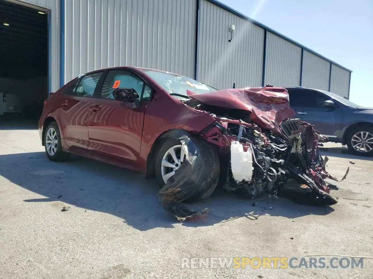 4 fotografías del automóvil dañado 5YFB4MDE8SP265087 TOYOTA COROLLA 2025