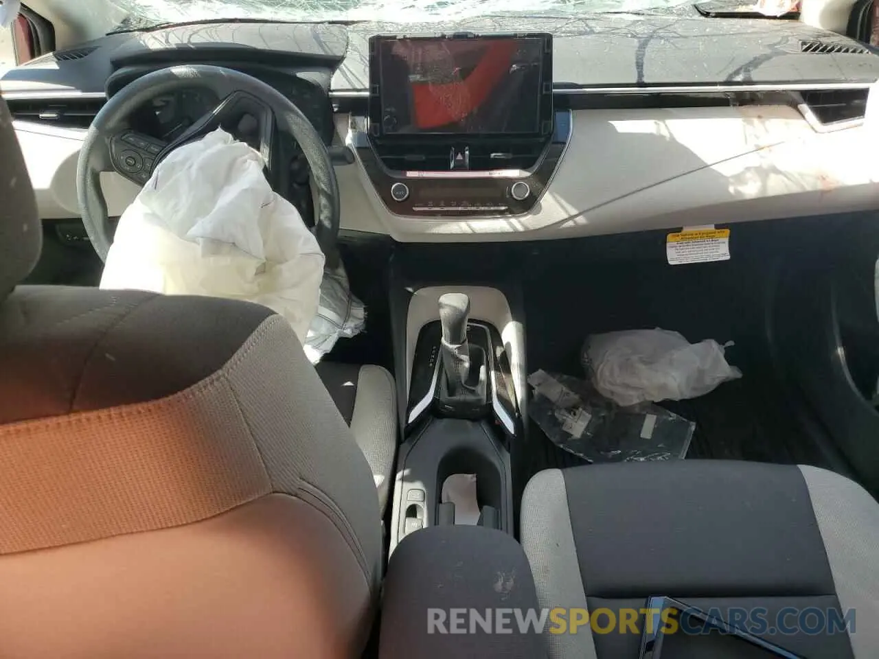 8 fotografías del automóvil dañado 5YFB4MDE8SP265087 TOYOTA COROLLA 2025