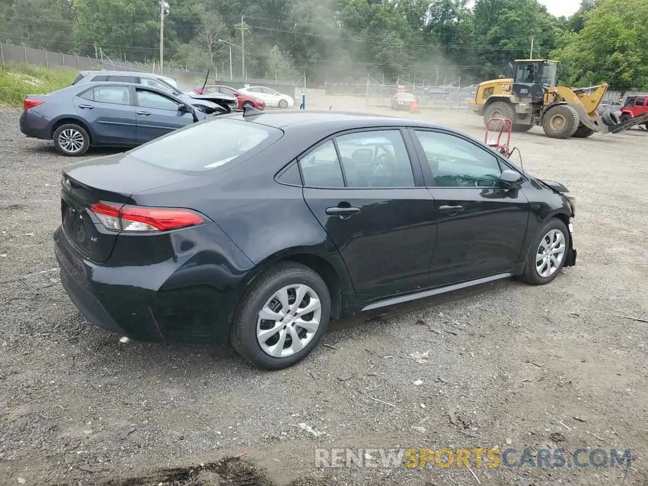 3 fotografías del automóvil dañado 5YFB4MDE8SP278082 TOYOTA COROLLA 2025