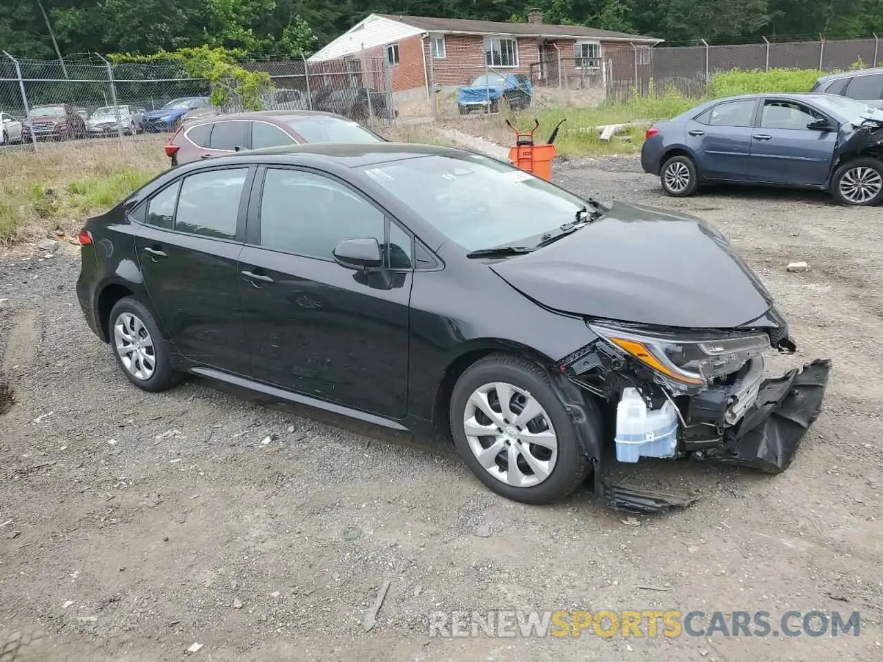 4 fotografías del automóvil dañado 5YFB4MDE8SP278082 TOYOTA COROLLA 2025