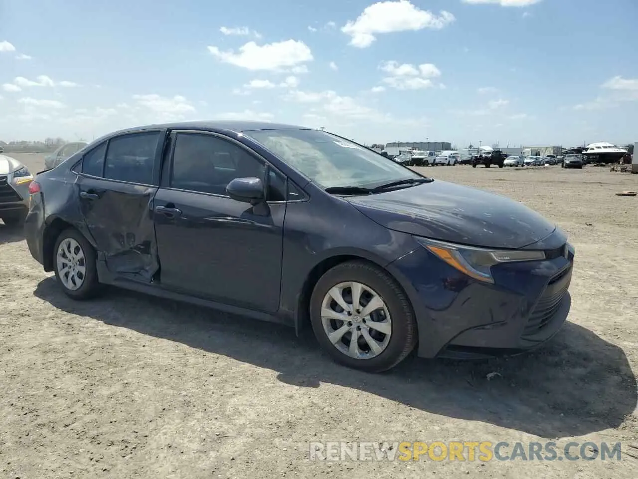 4 fotografías del automóvil dañado 5YFB4MDE9SP239632 TOYOTA COROLLA 2025