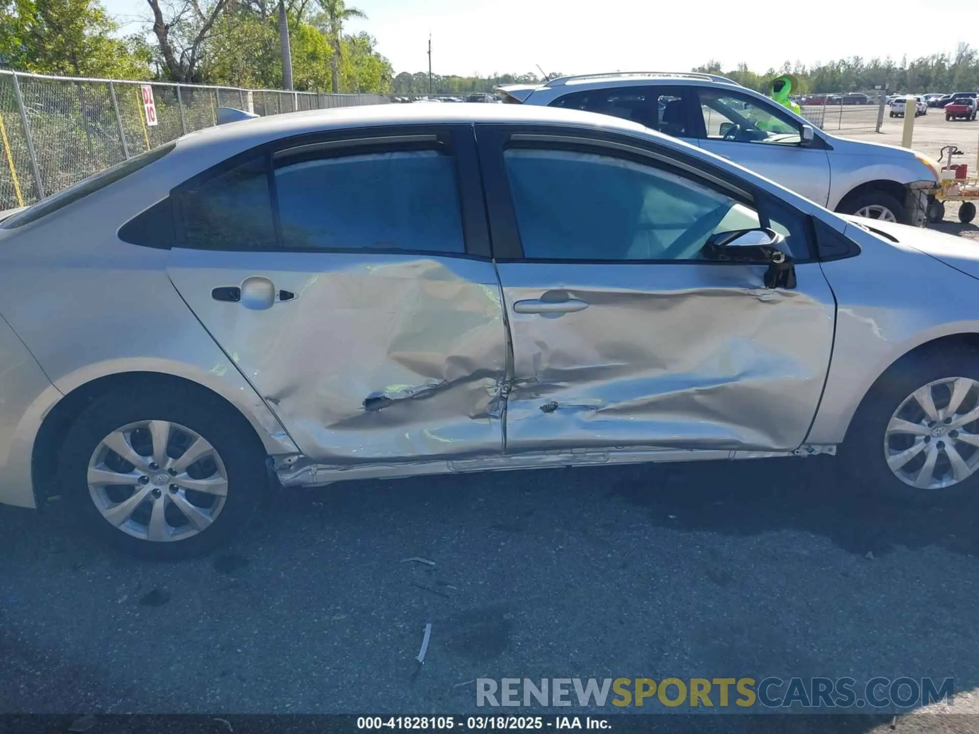 6 fotografías del automóvil dañado 5YFB4MDE9SP240814 TOYOTA COROLLA 2025