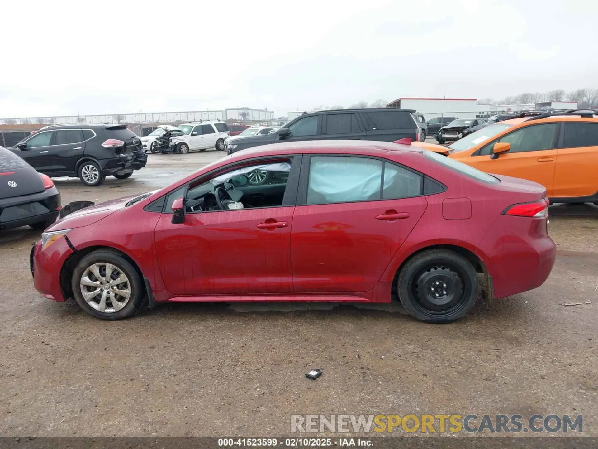 14 fotografías del automóvil dañado 5YFB4MDE9SP246466 TOYOTA COROLLA 2025