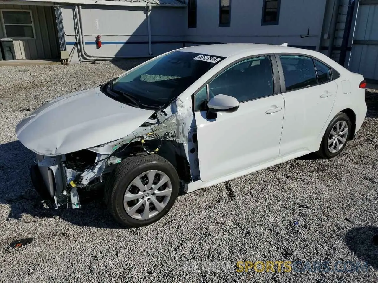 1 fotografías del automóvil dañado 5YFB4MDE9SP263025 TOYOTA COROLLA 2025